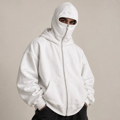 ANTI SOCIAL BALACLAVA ZIP-UP HOODIE