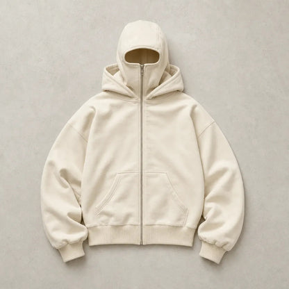 ANTI SOCIAL BALACLAVA ZIP-UP HOODIE